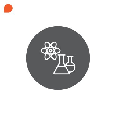 Laboratuvar araştırma simgesi 