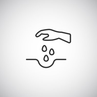 toprak simgesinde bir tohum Ekim el