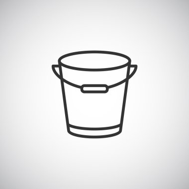 Tasarım kova simgesinin 