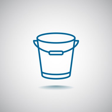 Tasarım kova simgesinin 