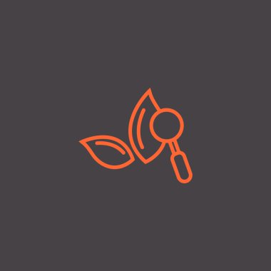 Botanik simgesi, illüstrasyon 