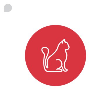 Tasarım kedi simgesinin