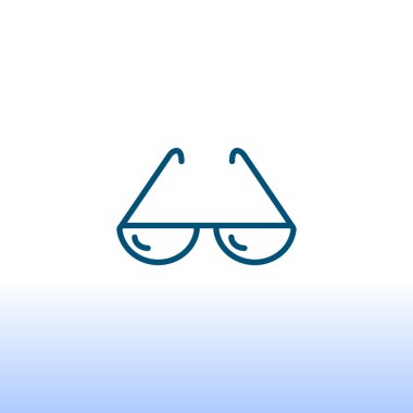 Güneş gözlüğü simge vektör.