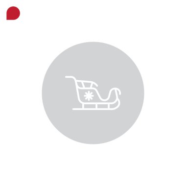 Noel Baba kızağa simgesi