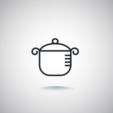 Mutfak sos tava simgesi 