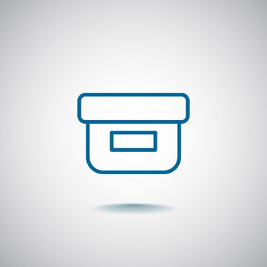 yiyecek kabı simgesi 