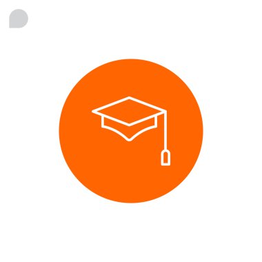 kare akademik cap simgesi 