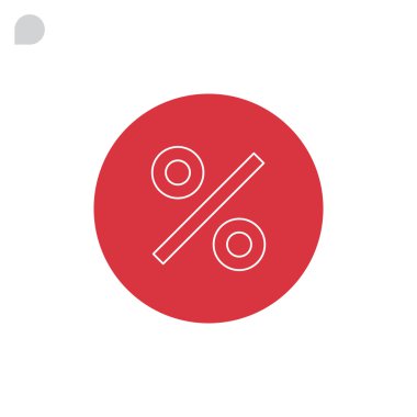 yüzde işareti simgesi 