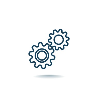 Mekanizması, çarkları, dişli simgesini