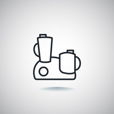 mutfak robotu simgesi. 