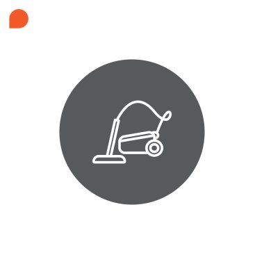 elektrik süpürgesi simgesi.