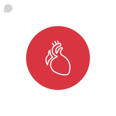 Kalp simgesi, illüstrasyon 