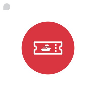 Tasarım bilet simgesinin