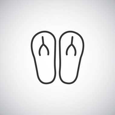 plaj terlikleri simgesi 