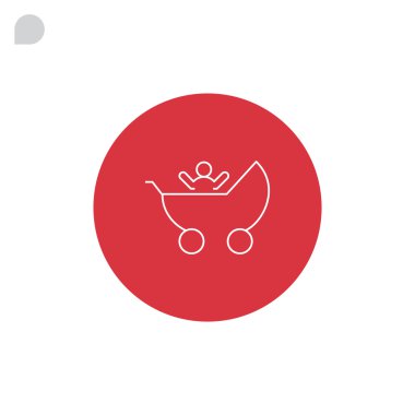Bebek arabası, bebek arabası simgesi