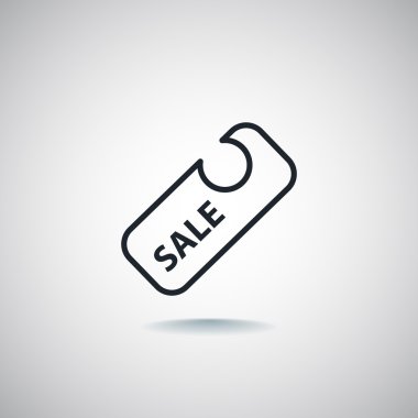 Satılık etiket simgesi