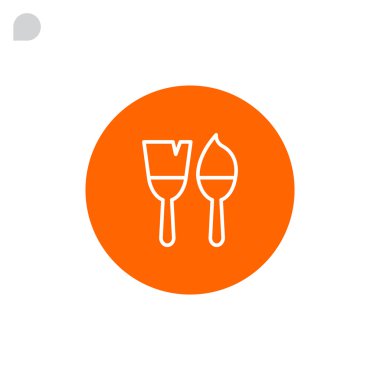 Boya fırça simgeler