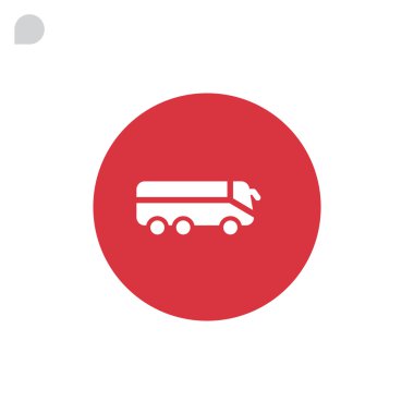 otobüs simgesi, illüstrasyon 