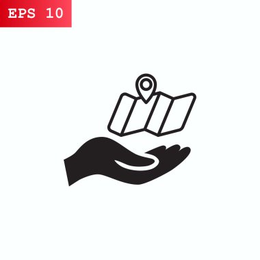 el PIN simgesi ile harita tutarak