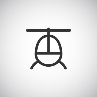 Helikopter uçak simgesi 