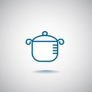 Tencere, yemek pot simgesi