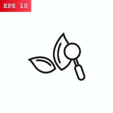 Botanik simgesi, illüstrasyon 