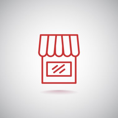 dükkan, mağaza web simgesi