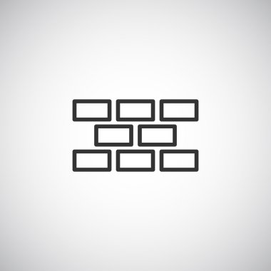 Tuğla, tuğla duvar simgesi