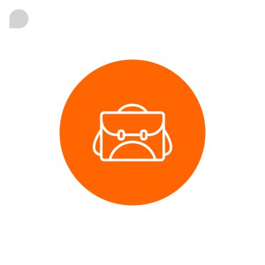 okul çantası simgesi 