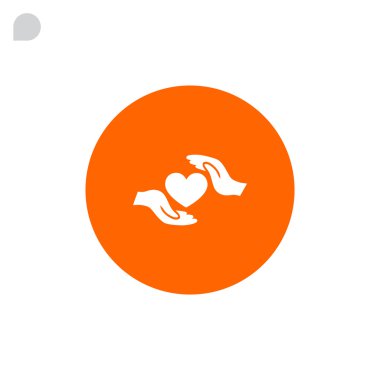 Kalp simgesini tutan eller