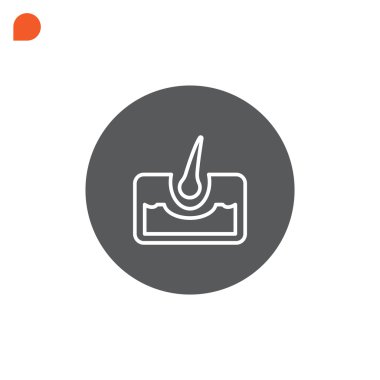 insan saç ve Cilt simgesini