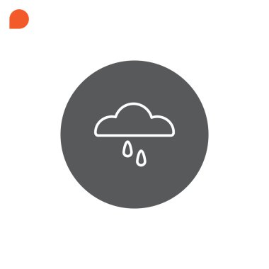 bulut yağmur simgesi  