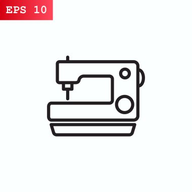 Dikiş makinesi simgesi. 