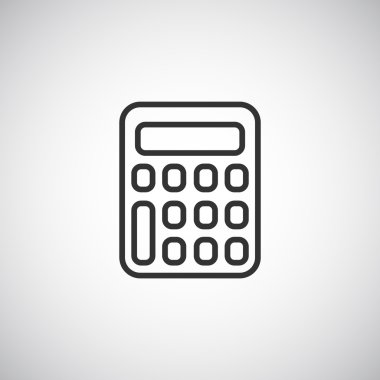 hesap makinesi simge, illüstrasyon 