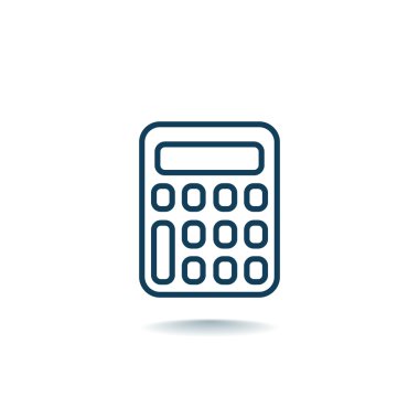 hesap makinesi simge, illüstrasyon 