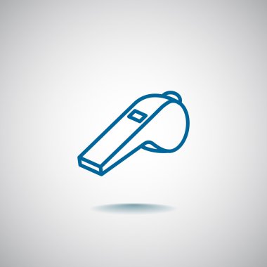 Hakem düdük simgesi  