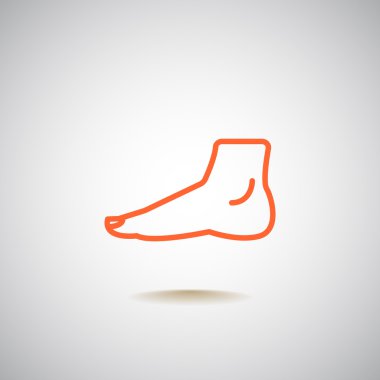 İnsan ayağı simgesi