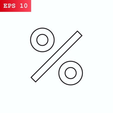 yüzde işareti simgesi 