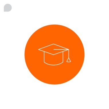 kare akademik cap simgesi 