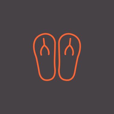 plaj terlikleri simgesi