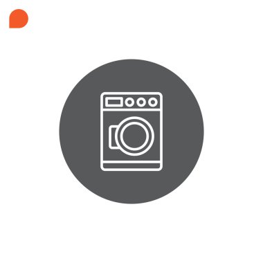 çamaşır makinesi simgesi