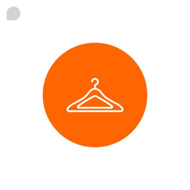 boş giyim askı simgesi  