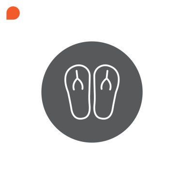 plaj terlikleri simgesi