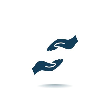 Holding, boş eller simgesini