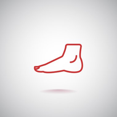 İnsan ayağı simgesi