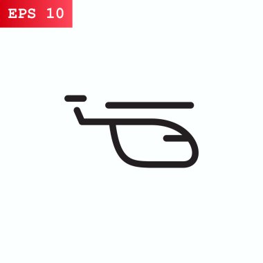 Helikopter uçak simgesi 