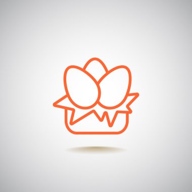 Tasarım yumurta simgesinin