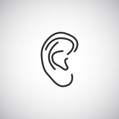 Kulak simgesi, illüstrasyon 