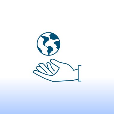 Dünya küre el simgesi