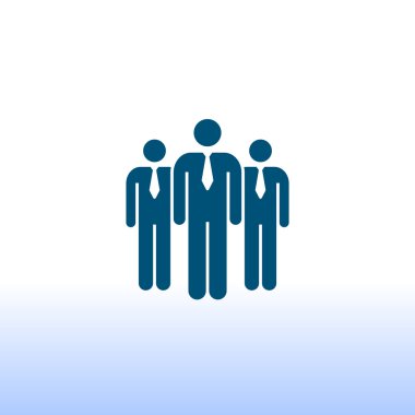Grup iş insanlar simgesinin